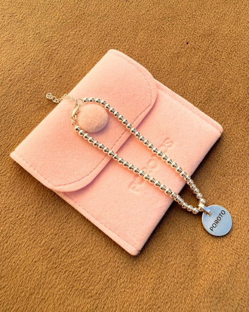 Pulsera Bolitas Plata 925